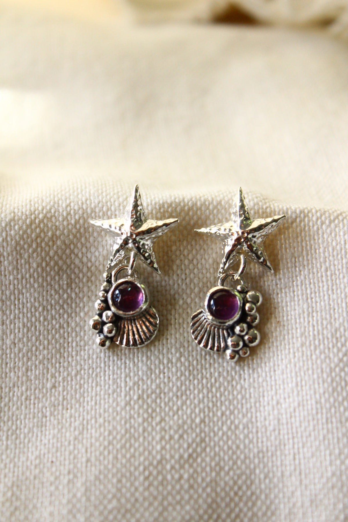 Aros ASTERINA petit Amatista