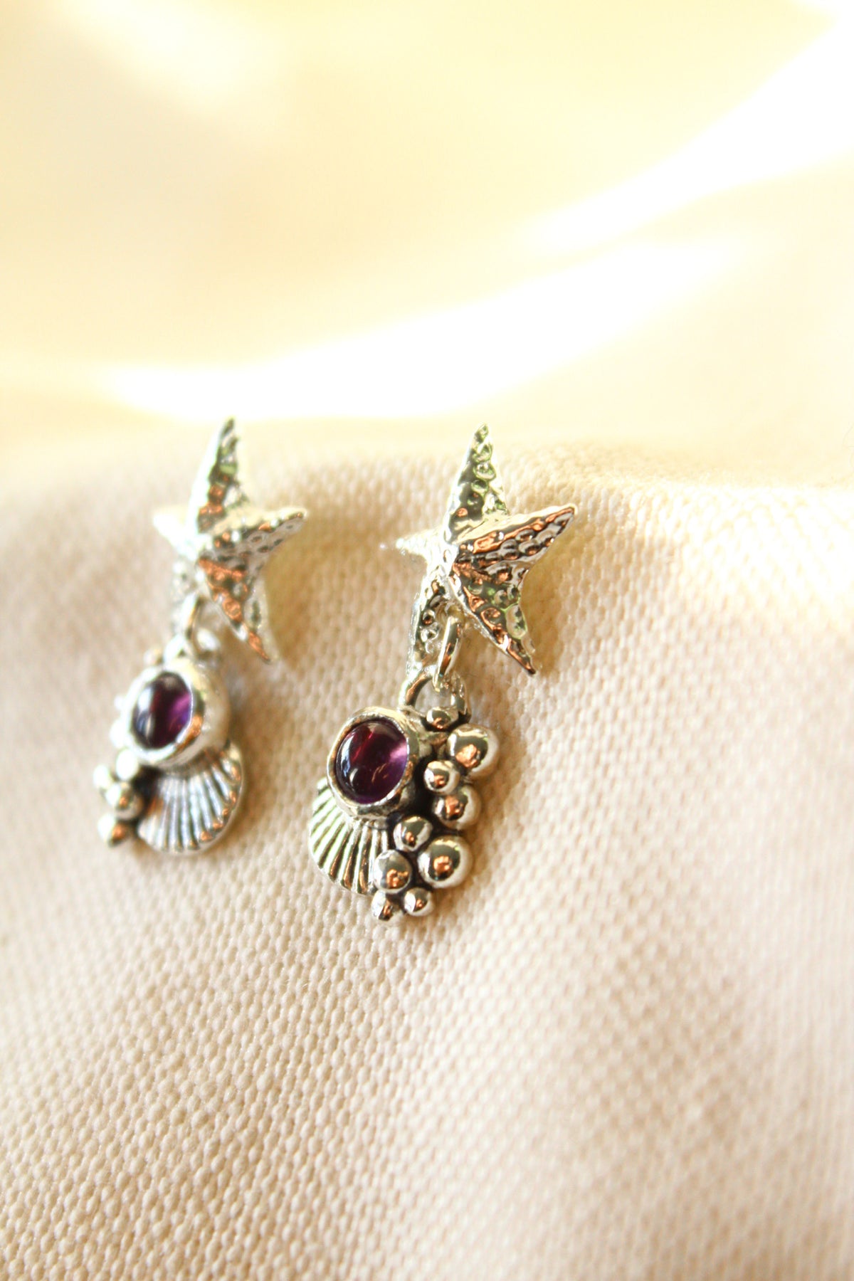 Aros ASTERINA petit Amatista