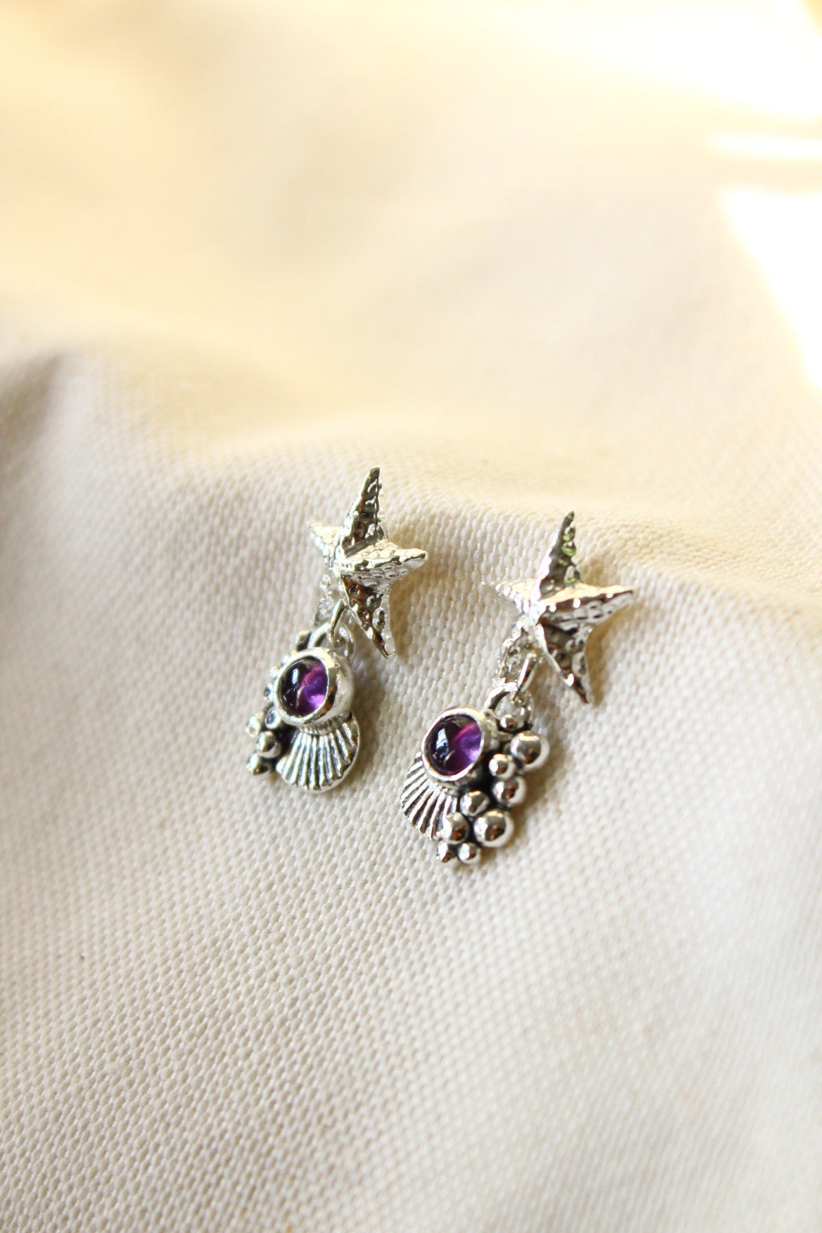 Aros ASTERINA petit Amatista