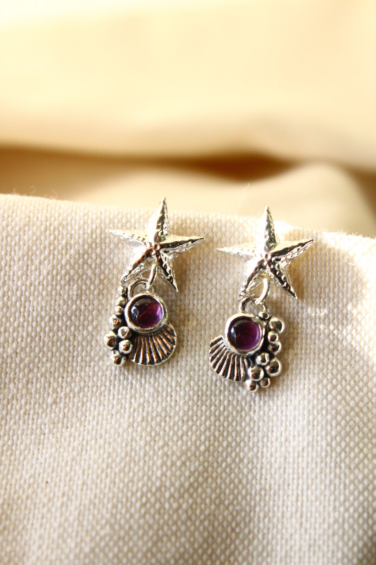 Aros ASTERINA petit Amatista