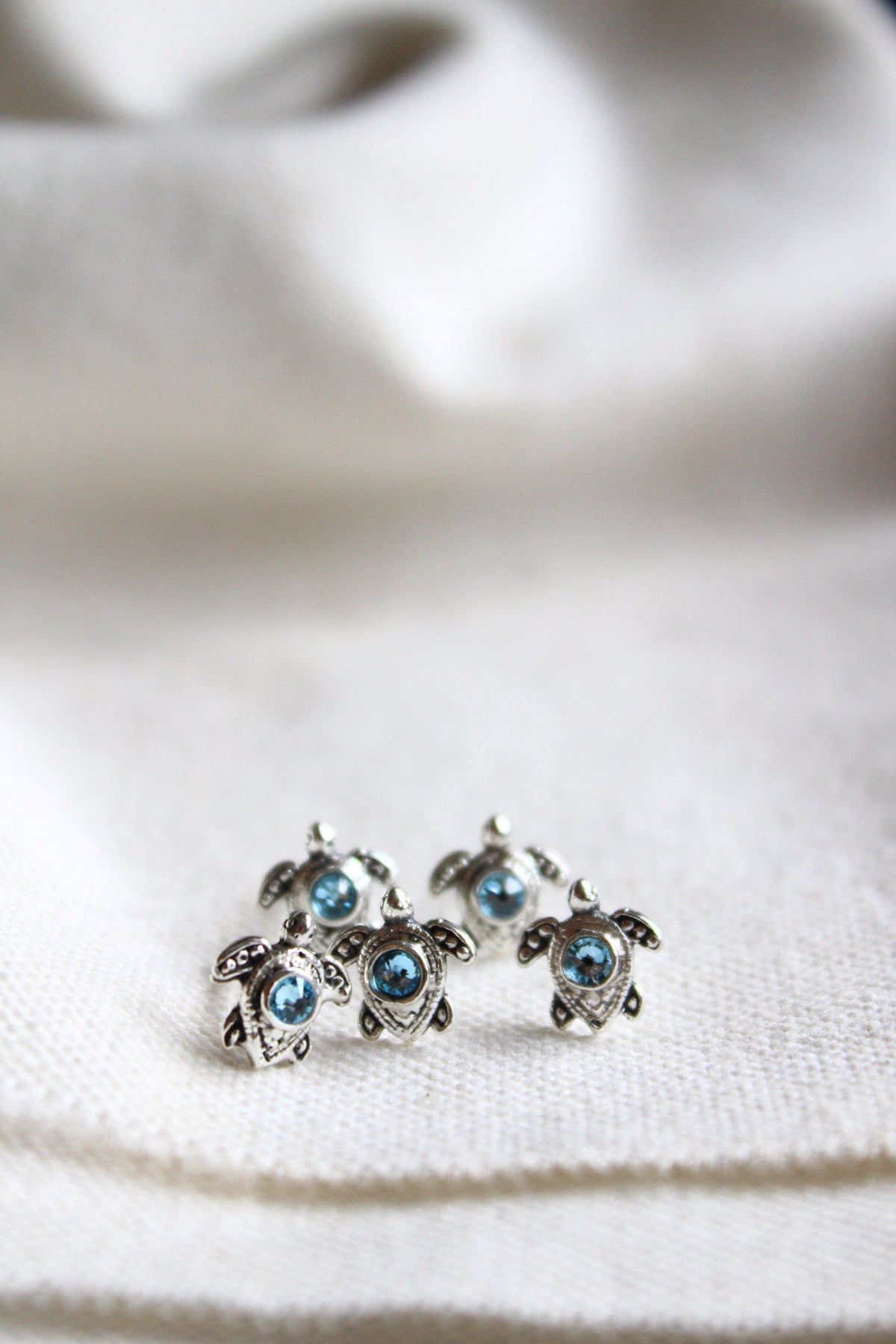 Aros tortu petit cristal celeste