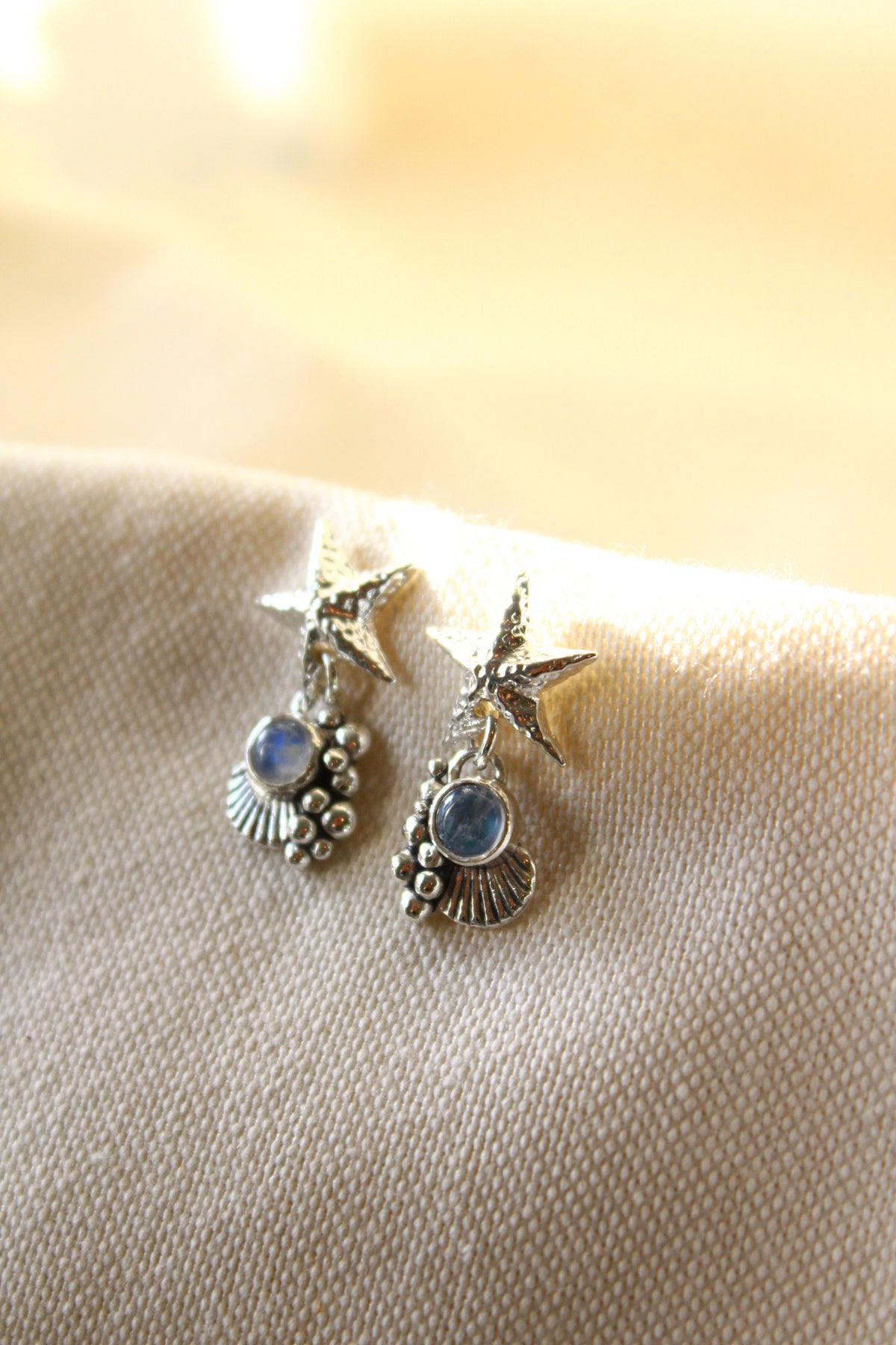 Aros ASTERINA petit piedra luna