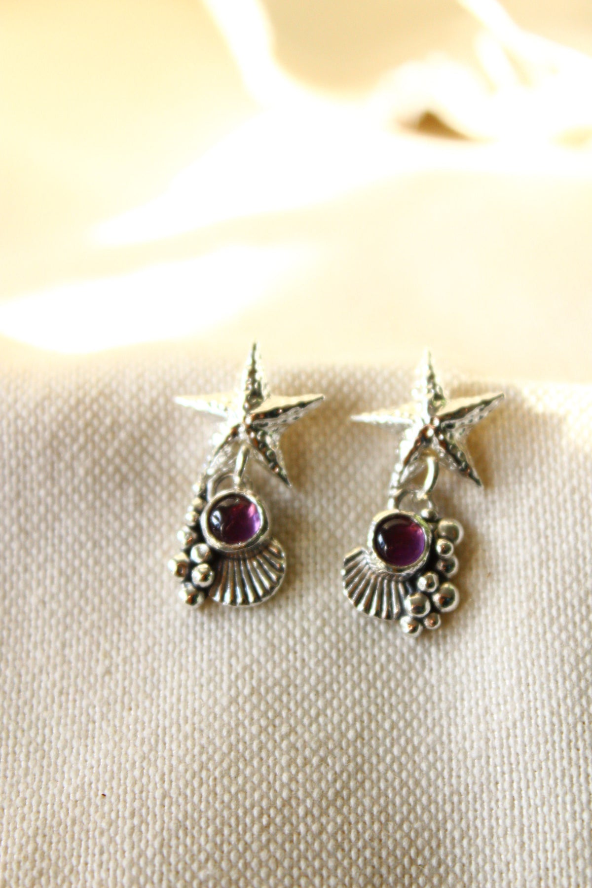 Aros ASTERINA petit Amatista