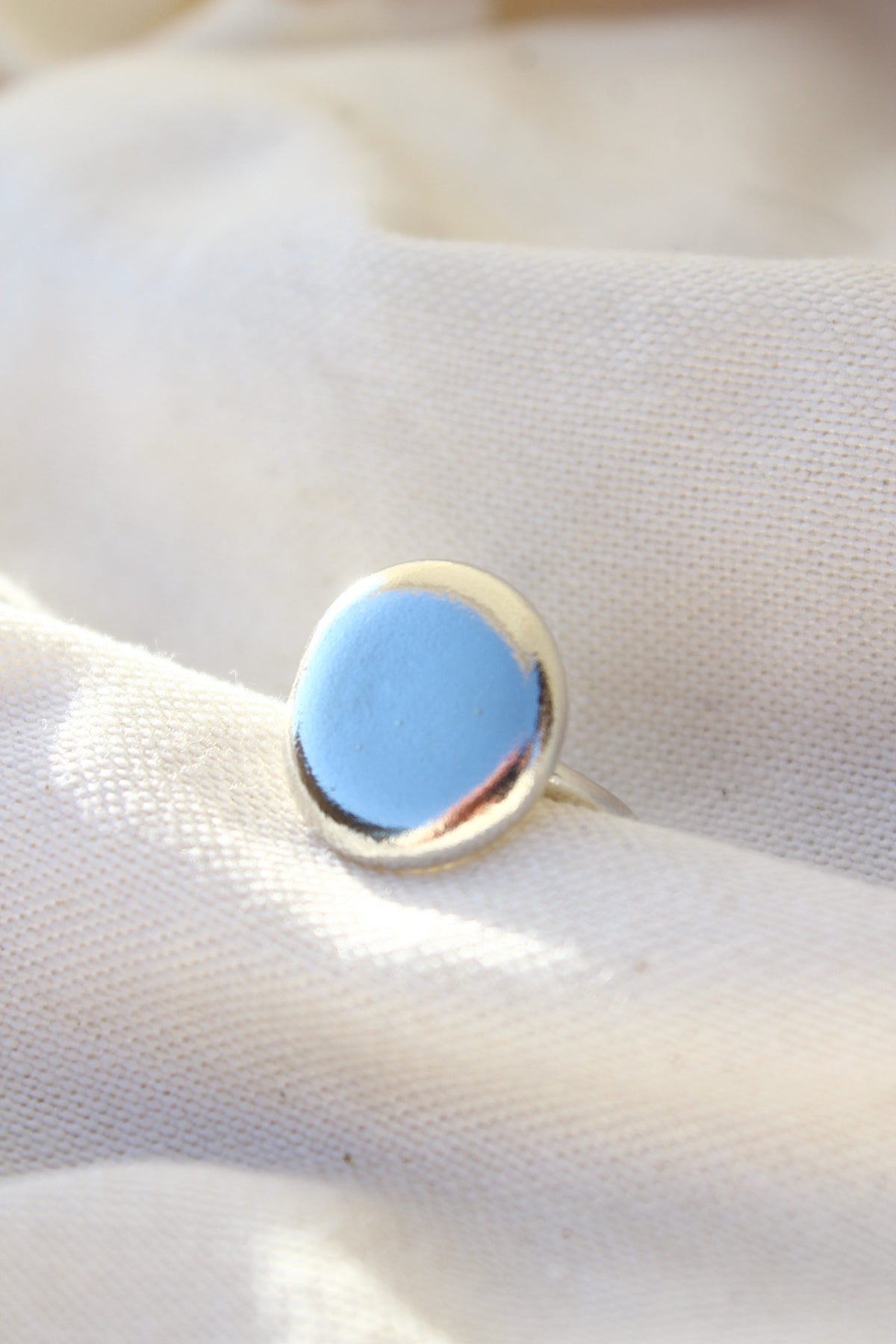 Anillo sello gaudi delgado