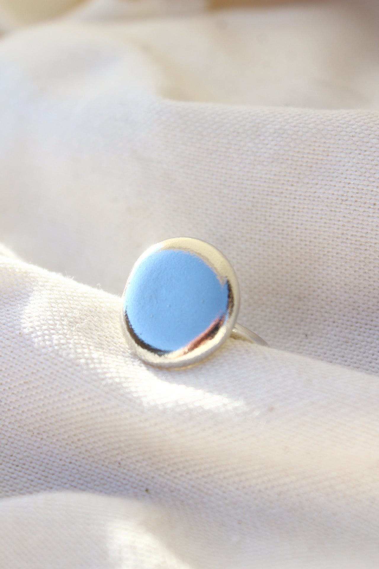 Anillo sello gaudi delgado