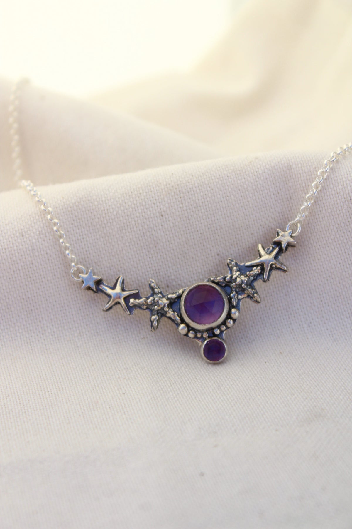 Collar hermandad doble Amatista