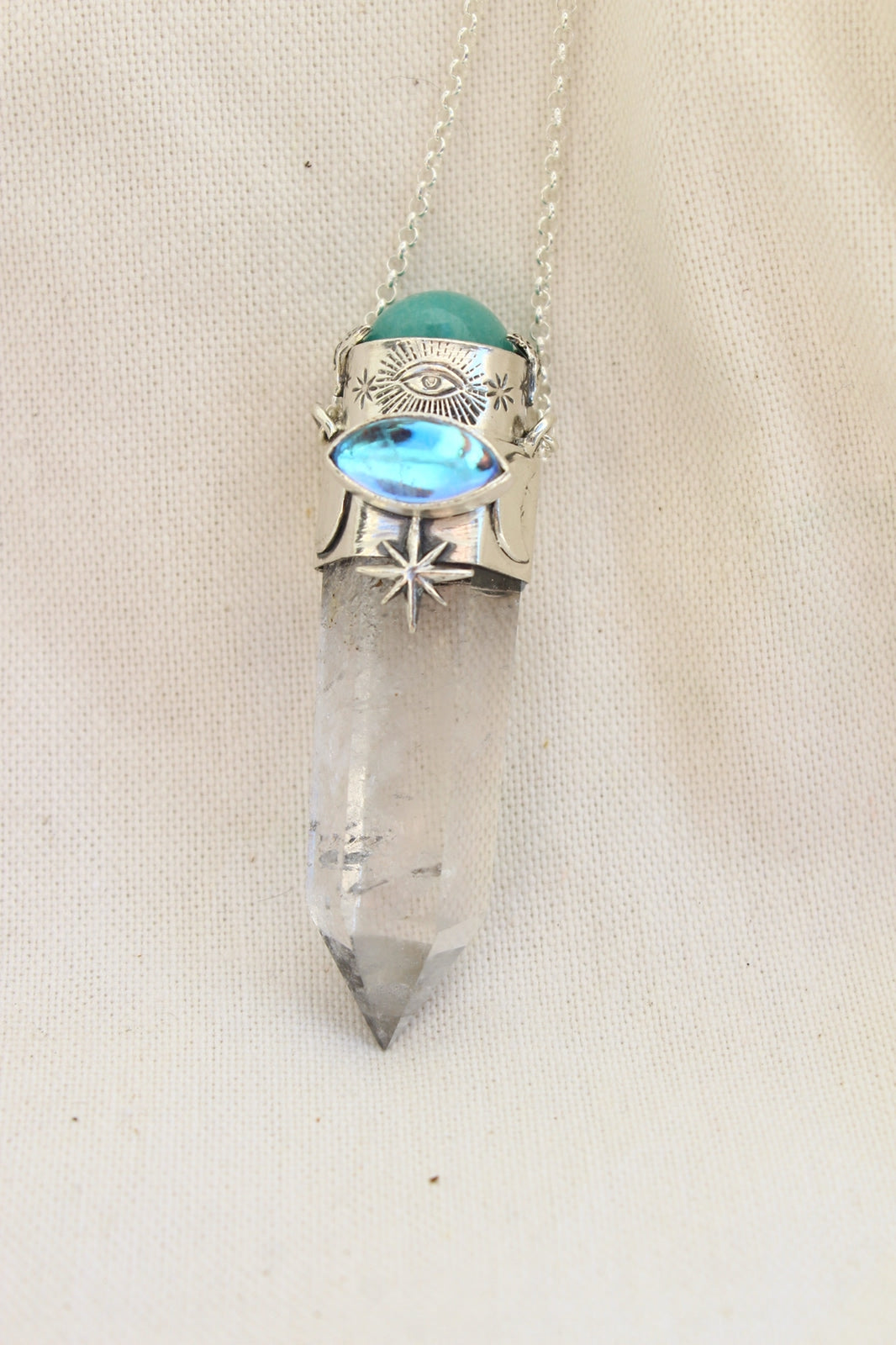 Amuleto Atlantis Ojo protector estrellado